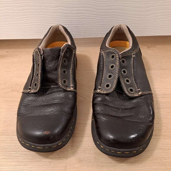 Dr. Martens Brown‎ Pebbled Leather Lace Up Low Top Y2K Rockland Shoes Size 10M - Picture 3 of 10